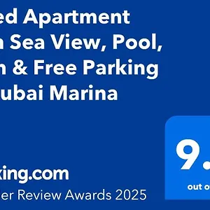 Ocean Heights - Spacious 1 Bedroom With Sea View & Free Parking Dubai